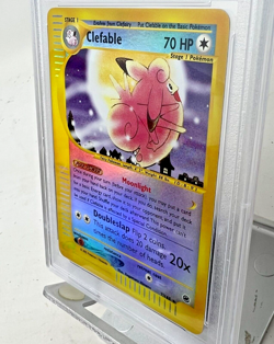 Gem Mint! CLEFABLE Rev Foil Holo 2002 Pokemon Expedition # 7 WOTC eReader PSA 10 - Image 4