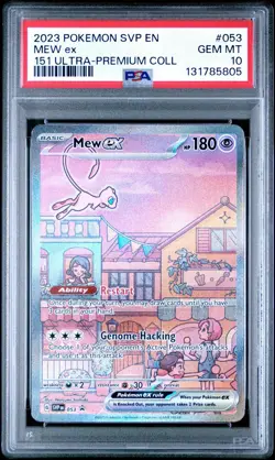 Pokemon Mew ex 151 UPC Promo 053 PSA 10 GEM MINT - Image 1