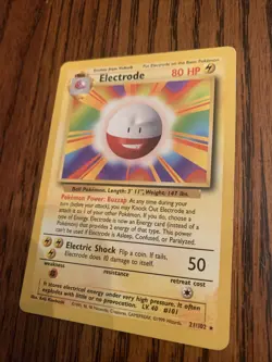 Pokemon Electrode 21/102 - Base Set - Very Good - All Cards Same Condition - Image 2