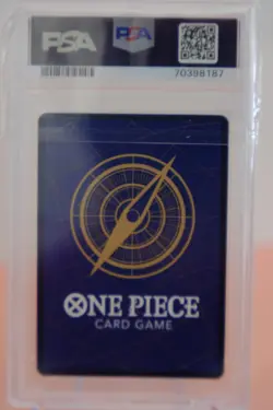 PSA 9 One Piece Card Game Paramount War OP-02 120 Uta Full art SEC Japanese - Image 2