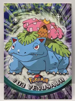 (3) Venusaur #3 Topps BLUE LOGO - NON-HOLO Pokemon Card - NM - US Seller - Image 1