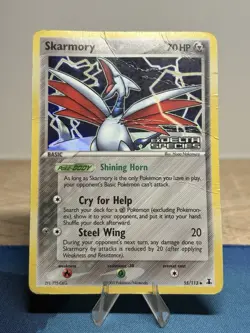 Skarmory 55/113 Reverse Holo Stamped Pokemon TCG ex Delta Species Card DMG - Image 1