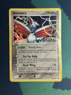 Skarmory 55/113 Reverse Holo Stamped Pokemon TCG ex Delta Species Card DMG - Image 2