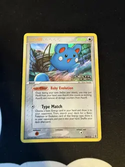 Pokemon Card - Azurill Delta Species 20/113 Rare Reverse Holo Stamped - DMG - Image 1