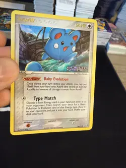 Pokemon Card - Azurill Delta Species 20/113 Rare Reverse Holo Stamped - DMG - Image 3