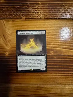 MTG Duskmourn: House of Horror Enduring Innocence #368 Rare Extended Art LP/NM - Image 1