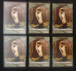 6x Snake Token Zendikar LP/NM Magic The Gathering MTG X6 6 Playset - Image 1