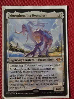 Morophon, the Boundless Modern Horizons Regular Legendary Creature Mythic MTG NM - Image 1
