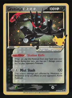 Greninja Star SWSH144 Sword & Shield Promo Cards Promo Pokemon TCG Card NM - Image 1