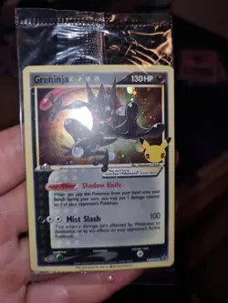 Greninja Gold Star SEALED SWSH144 Pokemon TCG Sword and Shield Promo - Image 2