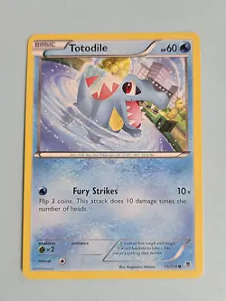 2014 Totodile 15/119 - XY Phantom Forces - Pokemon TCG - Image 1