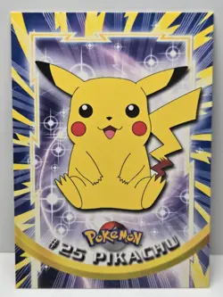 (2) 1999 Topps Pokemon Pikachu #25 Non-Holo Blue Logo - NM - US Seller - Image 1