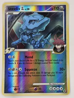 Steelix GL 51/111 Rising Rivals Reverse Holo Pokemon TCG LP - Image 1