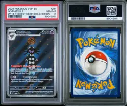 PSA 10 GOTHITELLE 211 BLACK STAR PROMO WHITE FLARE STICKER COLLECTION POKEMON 😍 - Image 3