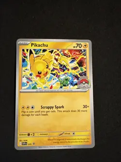 Pikachu “Winner” Promo 2025 World Championships SVP EN 225 Pokemon Worlds NM - Image 1