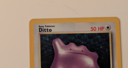 Ditto 3/62 Rare Holo Pokemon Card Fossil Set 1999 - Image 3