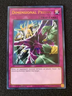Yu-Gi-Oh! Dimensional Prison (MAGO-EN158) Maximum Gold 1st Ed NM - Image 1
