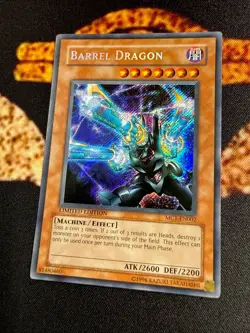 🔥YUGIOH • BARREL DRAGON • SECRET RARE • MC1-EN002 • LIMITED EDITION • NM🔥 - Image 3