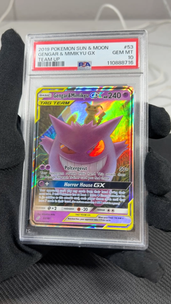 Gengar & Mimikyu GX 53/181 Tag Team Pokemon Card PSA 10 SM Team Up TCG CCG - Image 2