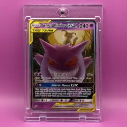 Pokemon TCG Gengar & Mimikyu GX 53/181 Tag Team Ultra Rare - SM Team Up - NM - Image 1