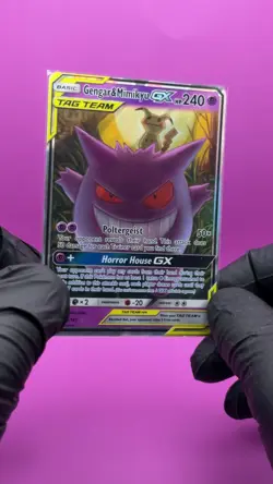 Pokemon TCG Gengar & Mimikyu GX 53/181 Tag Team Ultra Rare - SM Team Up - NM - Image 2