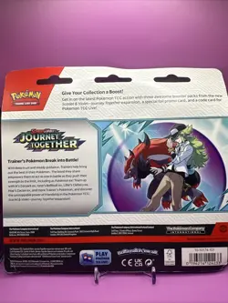 Pokemon TCG: Scarlet & Violet Journey Together 3-Pack Booster Blister - Scrafty - Image 2