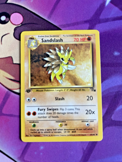 Sandslash - 41/62 [Fossil] Pokemon TCG - 1st EDITION - Uncommon - Vintage - NM - Image 1