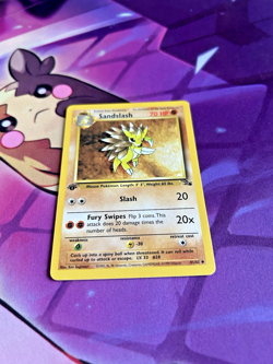 Sandslash - 41/62 [Fossil] Pokemon TCG - 1st EDITION - Uncommon - Vintage - NM - Image 3