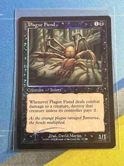 Magic the Gathering MTG Prophecy PLAGUE FIEND Foil - Image 1