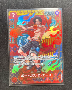 Portgas D. Ace (SP Alt Art) OP02-013 SR Two Legends ONE PIECE Card Game Japanese - Image 1