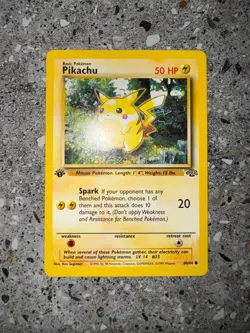 Pokemon TCG Cards 1st Edition Pikachu 60/64 Jungle EXC-NM - Image 3