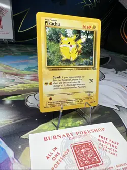 1999 POKEMON JUNGLE SET PIKACHU CARD 60/64, UNLIMITED - Image 5