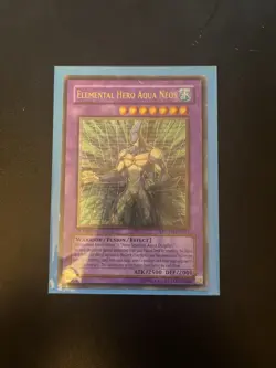 Yu-Gi-Oh Elemental Hero Aqua Neos POTD-EN031 Ultimate Rare 1st Edition Preowned - Image 5