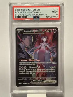 Team Rockets Mewtwo EX SIR Pokemon Card 231/182 Sv10: Destined Rivals P - Image 1