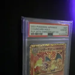 PSA 10 Japanese Charizard Promo 001/025 25th Anniversary Pokemon Card S8a-P - Image 3