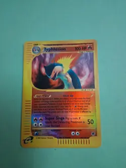 Pokemon Typhlosion Expedition 2002 #65/165 Reverse Holo LP - Image 1