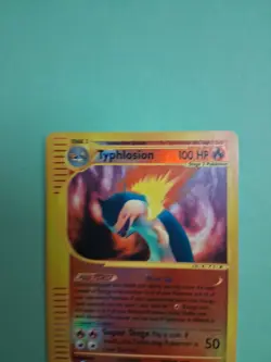 Pokemon Typhlosion Expedition 2002 #65/165 Reverse Holo LP - Image 3