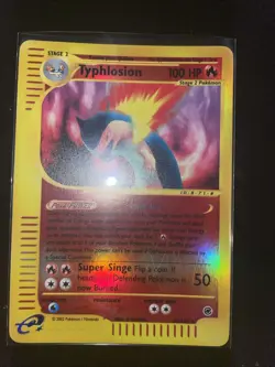 Pokemon TCG Typhlosion Expedition 65/165 Reverse Holo- LP - Image 1