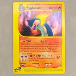 Typhlosion 65/165 Expedition Non-Holo Rare MP Moderately Played - Image 1