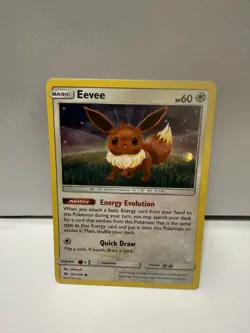 Eevee - (Cosmos Holo) 101/149 Sun & Moon Era Pokemon Card TCG 2017 MP - Image 1