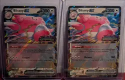 2x Pokemon TCG Blissey ex 134/167 Twilight Masquerade Stamped Promo Card - NM - Image 1