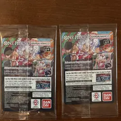 Bandai Namco One Piece Card Game Monkey D Luffy Leader US Voyage Promo Holo Card - Image 2