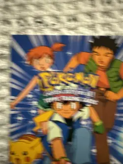 Pokemon TOPPS Movie Animation Edition - CHECKLIST Black Logo Pokemon Card NM - Image 3