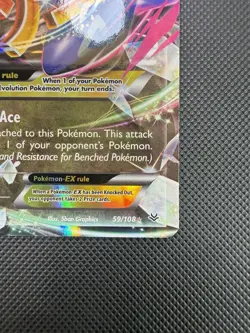 M Latios EX 59/108 Roaring Skies Pokemon Card MP - Image 3