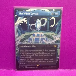 The Water Crystal (Foil) Borderless - N/M Final Fantasy Magic The Gathering MTG - Image 1