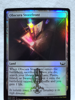 Obscura Storefront 252/281 Streets of New Capenna Foil Magic The Gathering TCG - Image 3