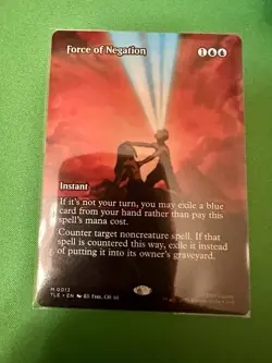 MTG Force of Negation #0013 Borderless M Avatar: The Last Airbender: E-L (TLE) - Image 1