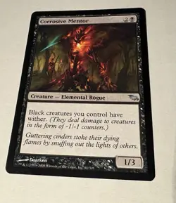 MTG Corrosive Mentor Shadowmoor NM - Image 1