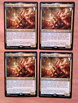 4x Superior Spider-Man **NEAR MINT** **UNPLAYED** MTG - Image 1