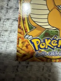 1999 Topps Pokemon Animation Series 1 E12 of 12 #149 Dragonite Blue Logo - Image 5